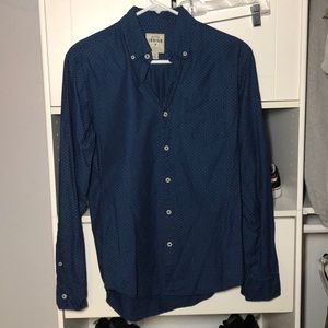 Blue American Eagle button up dress shirt
